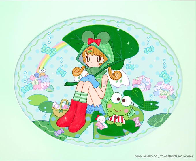 FANCY SANRIO CHARACTERS vol.9展示作品紹介# 2#けろけろけろっぴ × ア〜ミ〜"Kerokerokeroppi &amp; Me"2024.9.11 - 16伊勢丹新宿店 本館6階催事場#fancysanriocharacters 