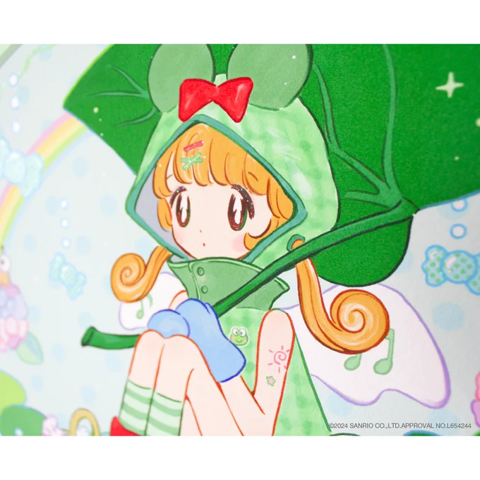 いつもの雨も大好きだけど 今日はめずらしく、空からキャンディが降ってきた 甘くて美味しい不思議な一日 イベント&amp;作品&amp;グッズの詳細▽ 公式情報はこちらのアカウントをご覧ください▷