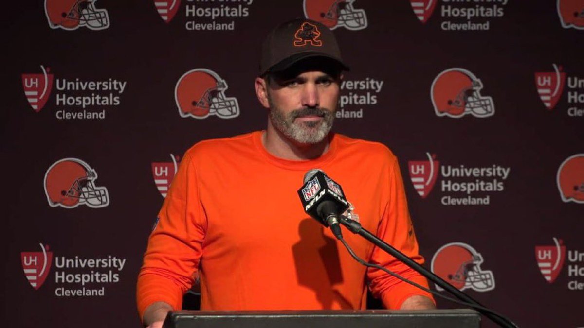 “My advice to the fans would be to continue drinking heavily.” 

-Browns HC Kevin Stefanski