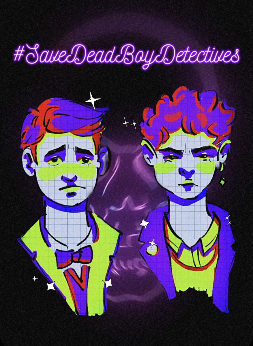 rikkkkkkkkkyy's tweet photo. These boys needed to be back on my screen YESTERDAY! For the love of death please someone give us the Season 2 this city needs 😭💀

#SaveDeadBoyDetectives #DeadBoyDetectives https://t.co/cr34njk4i3