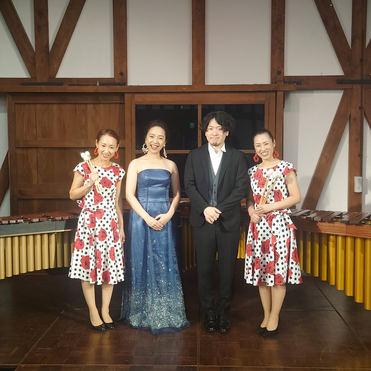 aiko_marimba's tweet photo. Pulse Du　打empathy vol.23
無事終演しました！今回、ゲストに増田朱紀さん、岡田健志さんのVocalのお二人をお招きして、ミュージカルのナンバーを盛り沢山で演奏！めちゃくちゃ盛り上がりました✨

満員のお客様、心強いスタッフ、裏方でも支えてくれる家族、大好きな相方に感謝です😊♥

#Pulsedu https://t.co/xQOtKtnepy