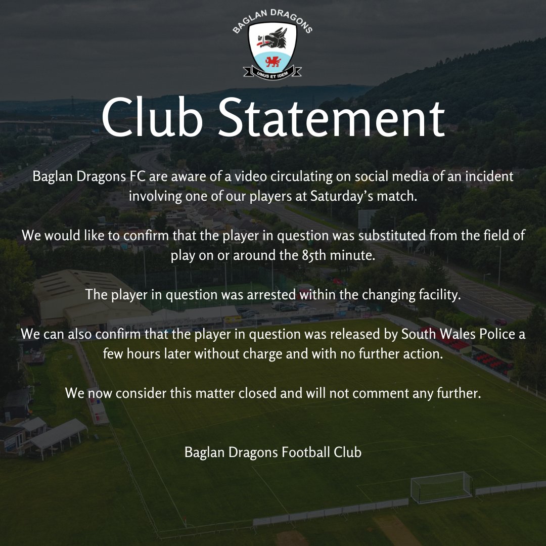 Club statement