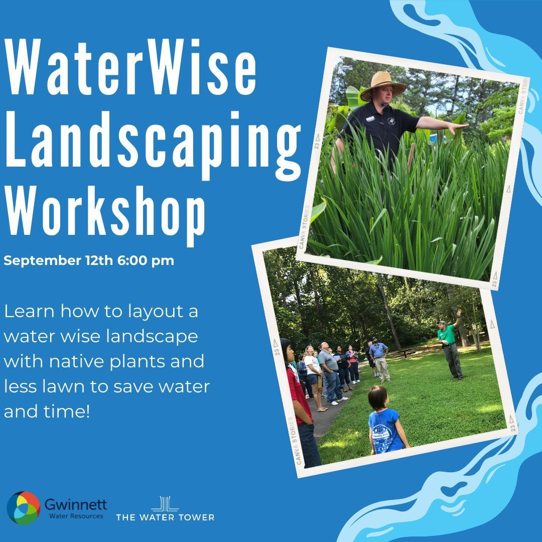 The Water Tower (@theh2otower) on Twitter photo Join us this week, Sept. 12 for a Waterwise Landscape workshop co-hosted by <a href="/GwinnettGov/">Gwinnett County</a> Water Resources! Learn the best landscaping practices that introduce an alternatives to water-intensive stuff!
Register for this workshop at buff.ly/3Xd12vk Join us this week, Sept. 12 for a Waterwise Landscape workshop co-hosted by <a href="/GwinnettGov/">Gwinnett County</a> Water Resources! Learn the best landscaping practices that introduce an alternatives to water-intensive stuff!
Register for this workshop at buff.ly/3Xd12vk