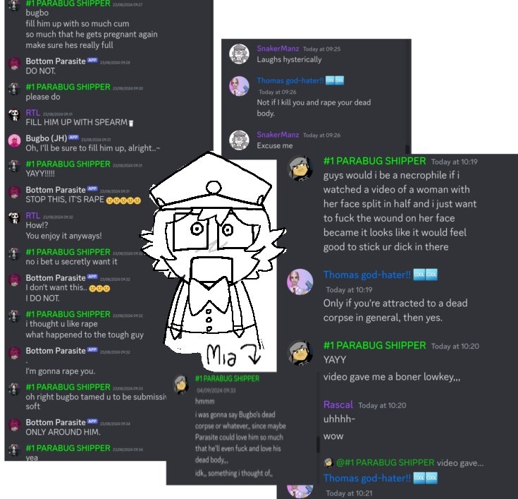SNAKERMANZ's tweet photo. Hhreeyyy gang
I'll be going into more depth about some relevant, ongoing issues related to some very disgusting people!!
I would like to inform you all that MiatheFangirl supports Thomasz_stuff's actions and encourages him to s..ualise a ten year-old!! [Four years below both] https://t.co/jF2whn8EaD