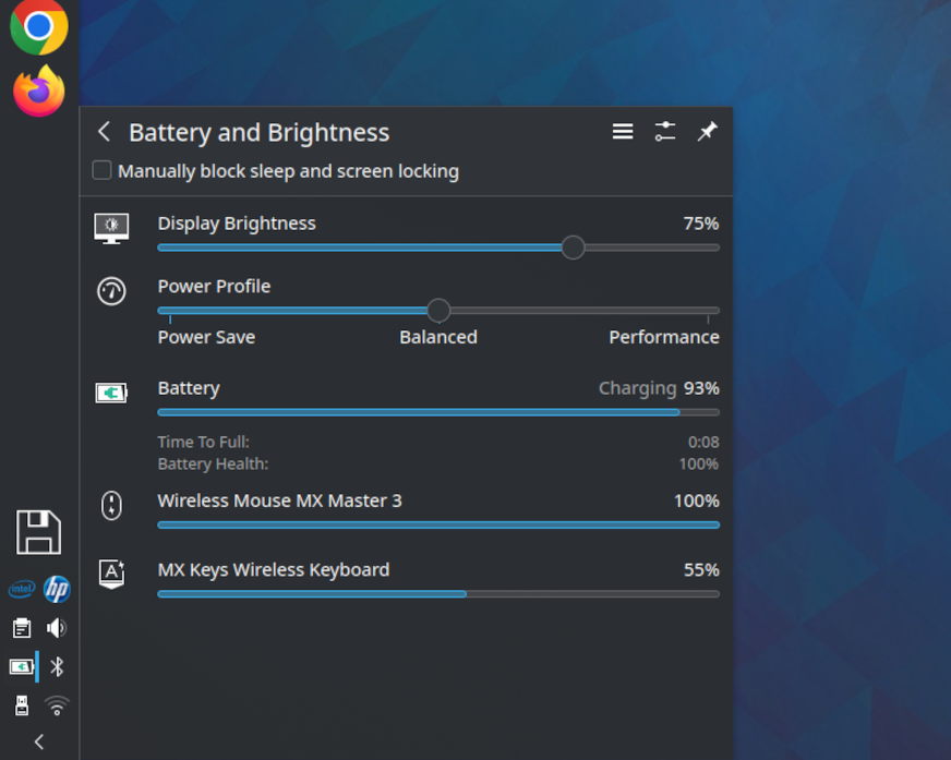 KubuntuF's tweet image. So many controls, with one click! Select the Battery icon from the system tray and set the controls the way you want them, to optimize your system. 

Find more helpful info at: kfocus.org/wf/battery-res…

#HelpfulHints