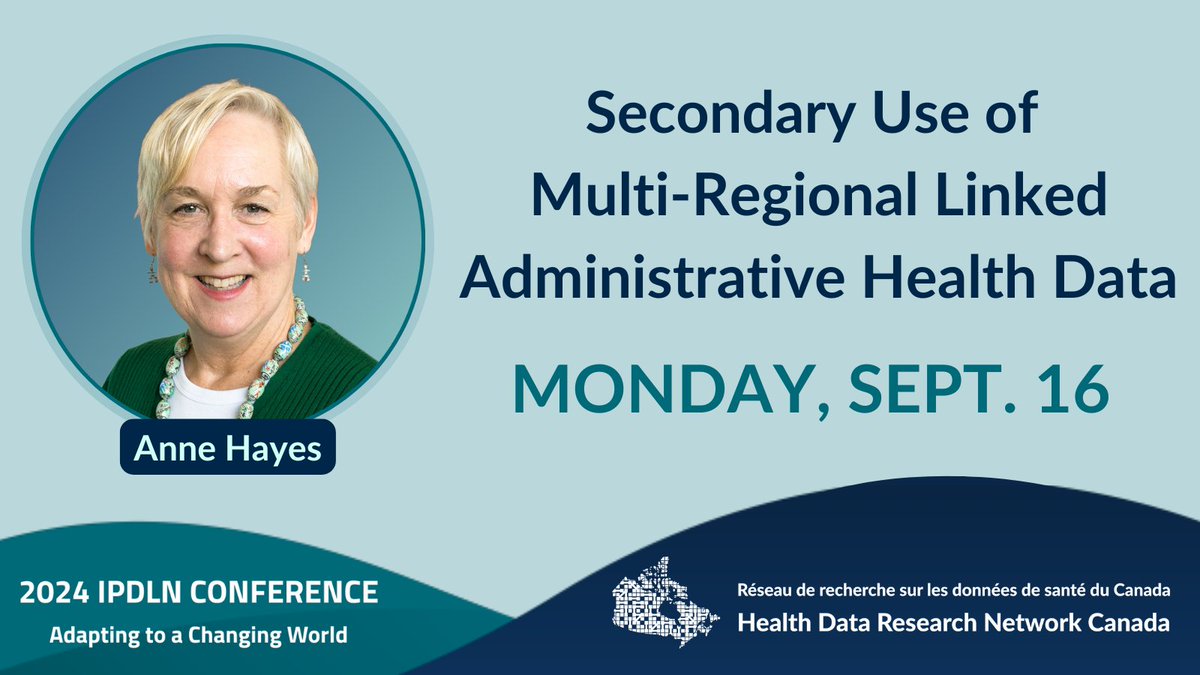 hdrn_rrds's tweet photo. Learn about the barriers & enablers to secondary use of #multiregional linked admin data for academic, public sector & private sector researchers in this #IPDNL2024 session w. Director of Partnerships Anne Hayes! 🕑 2pm 🗓️ Sept. 16 | Learn more ➡️ https://t.co/jxu6IaYdZW https://t.co/rx8r5irpMd