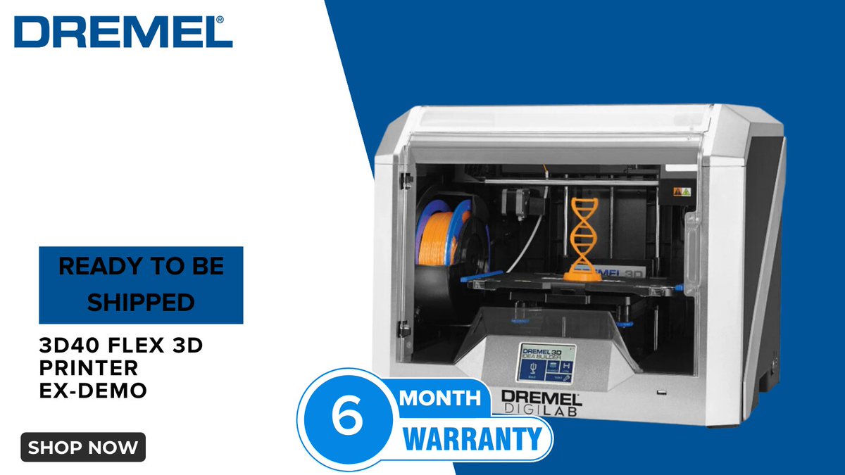 3DGBIRE's tweet image. Experience reliable 3D printing with the ex-demo Dremel 3D40 Flex from 3DGBIRE. Backed by a 6-month warranty and ready to ship👌

👉Shop Now: eu1.hubs.ly/H0cbWKg0

#3DPrinting #3DTech #exdemo3dprinter