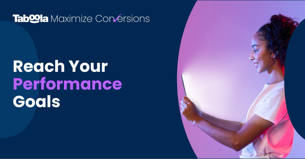 taboola's tweet image. Introducing: #TaboolaMaximizeConversions for everyone. 🎯

Our latest feature makes it easier than ever to optimize your campaigns and reach your performance goals, even without pixel implementation. 

See more: help.taboola.com/hc/en-us/artic…

#AdTech #AI #PerformanceMarketing