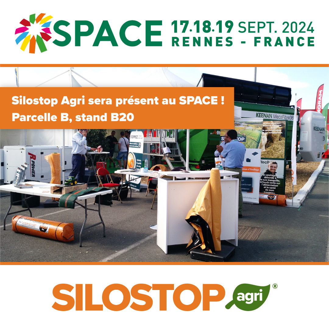 Nous avons hâte de participer au SPACE le 17, 18, 19 septembre. Si vous êtes dans le coin, n'hésitez pas à vous arrêter à notre stand. On se voit là-bas ! Parcelle B, Stand B20.
#space2024 #SilostopAgri #spacerennes