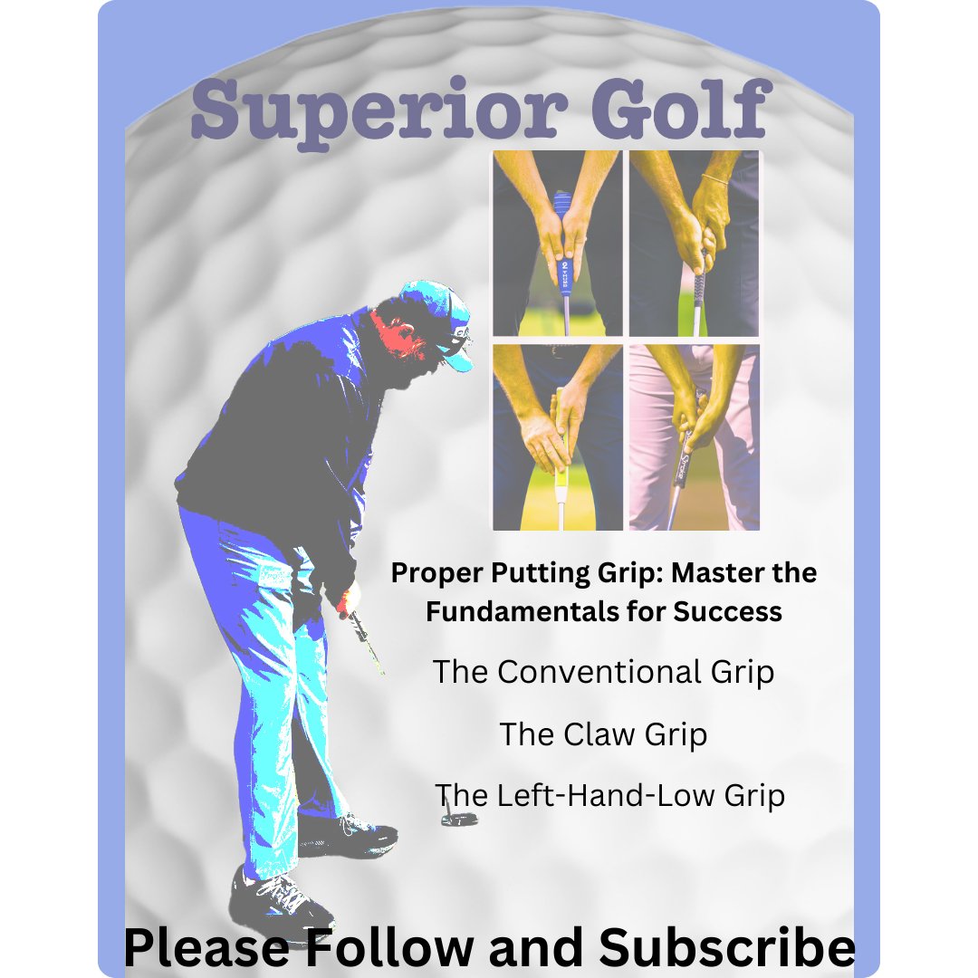 PuttLikeAPro's tweet image. Proper Putting Grip: Master the Fundamentals for Success

Unlock a consistent putting stroke with the proper putting grip. Learn the ideal hand position and technique for golfing success.

#Golffundamentals #Golfgrips #Puttingmechanics
superiorgolf.blog/proper-putting…