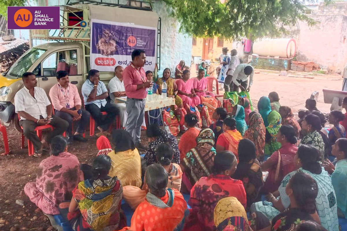  2 2 AUSmallFinanceBank BadlaavHumseHai FloodRelief Community Service Karnataka Badlaav, Flood Relief, Karnataka h...