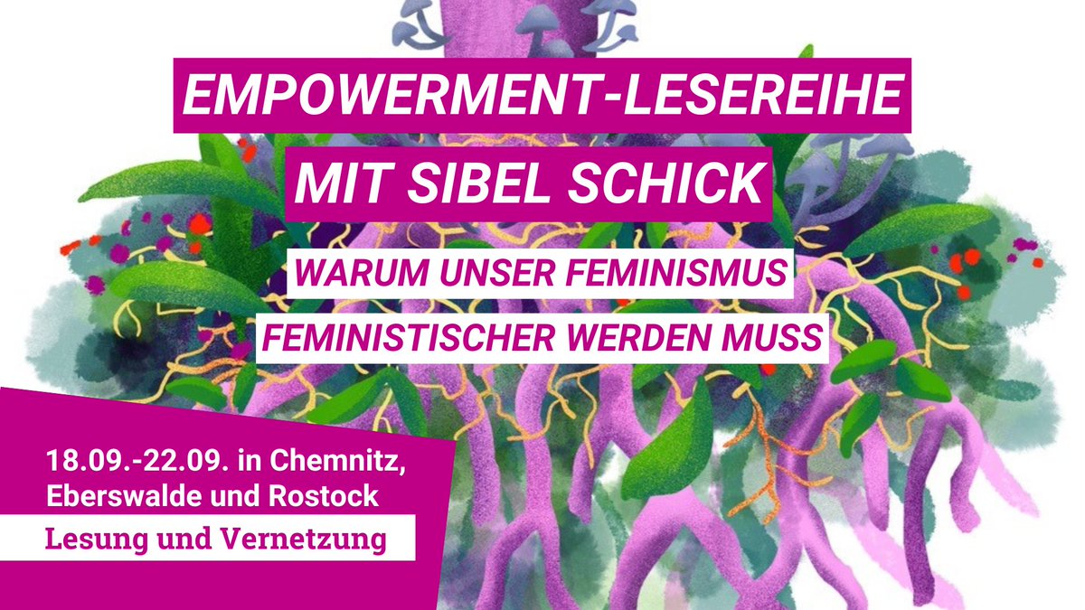 🚨Die politische Lage in Ostdeutschland spitzt sich zu, besonders in ländlichen Regionen. Rechte Hetze und Angriffe bedrohen vor allem Frauen und Menschen, die von Rassismus betroffen sind. Demokratie und Gleichberechtigung sind gefährdeter denn je. 1/x amadeu-antonio-stiftung.de/termine/empowe…