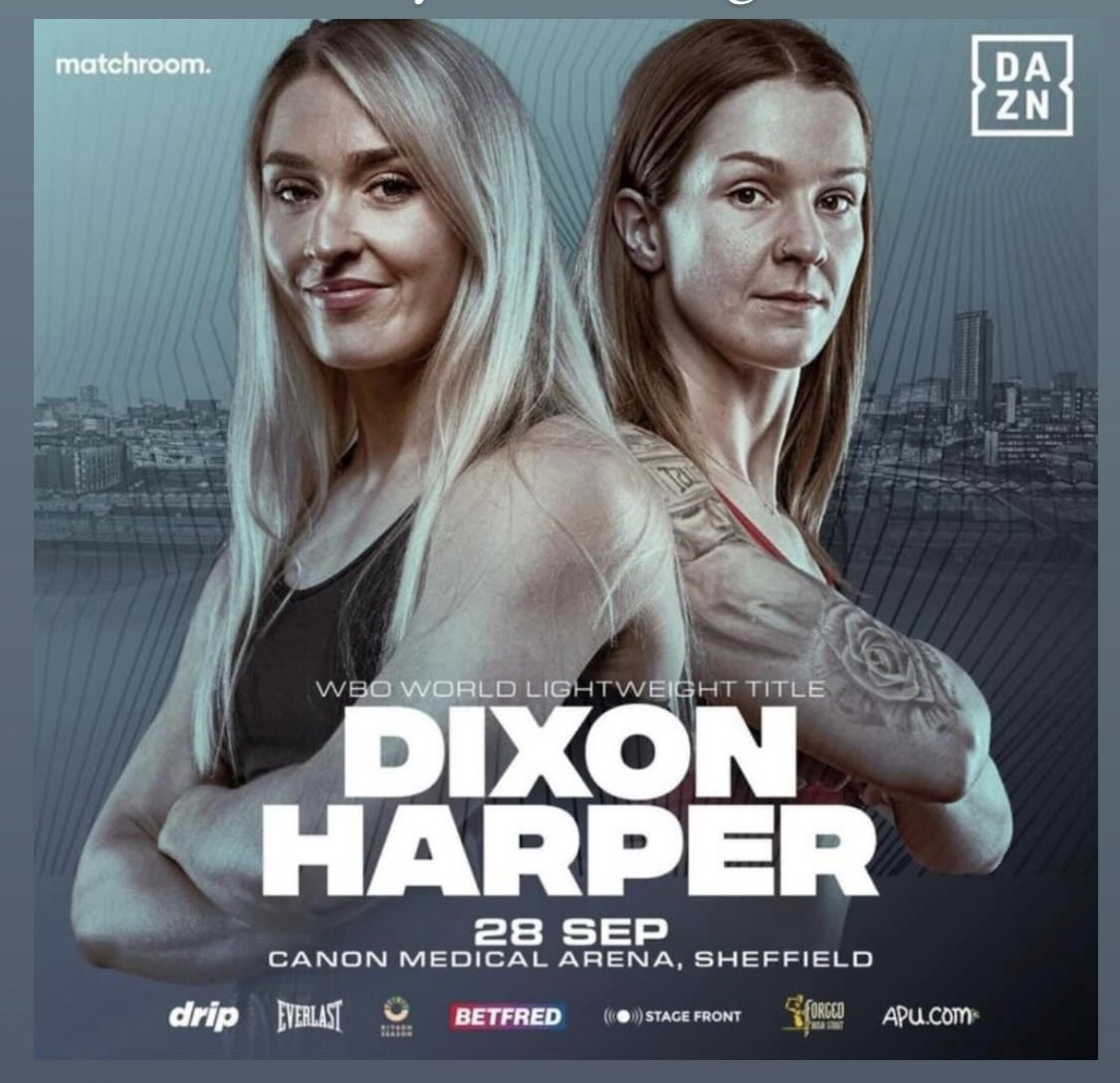 TerriHarper96's tweet photo. 🚌 Complimentary return travel from Doncaster / Conisbrough with every ticket bought
🤑 Entry into a £500 cash draw with every ticket bought 

19 days to get the tickets sold, the place filled up and the atmosphere bouncing 🙌🏼

Thank you everyone for your support 🩵

DM me for tickets 🎫 

@DAZNBoxing 
@MatchroomBoxing 
@EddieHearn 
@Everlast_