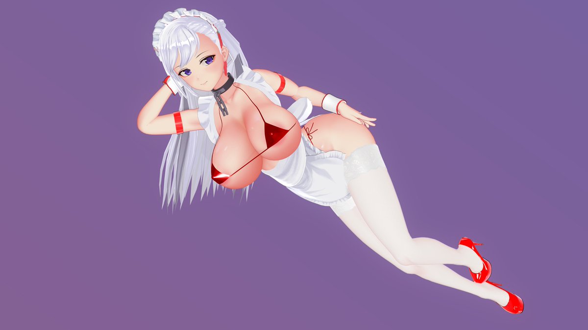 yukarihw's tweet photo. #COM3D2 #ベルファスト #belfast #アズールレーン７周年 https://t.co/f9sFztfpTa