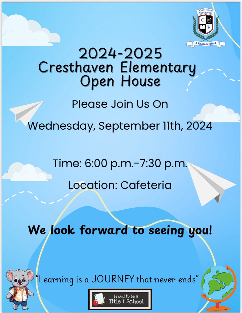 Cresthaven Elem.  (@cresthavenelem) on Twitter photo 