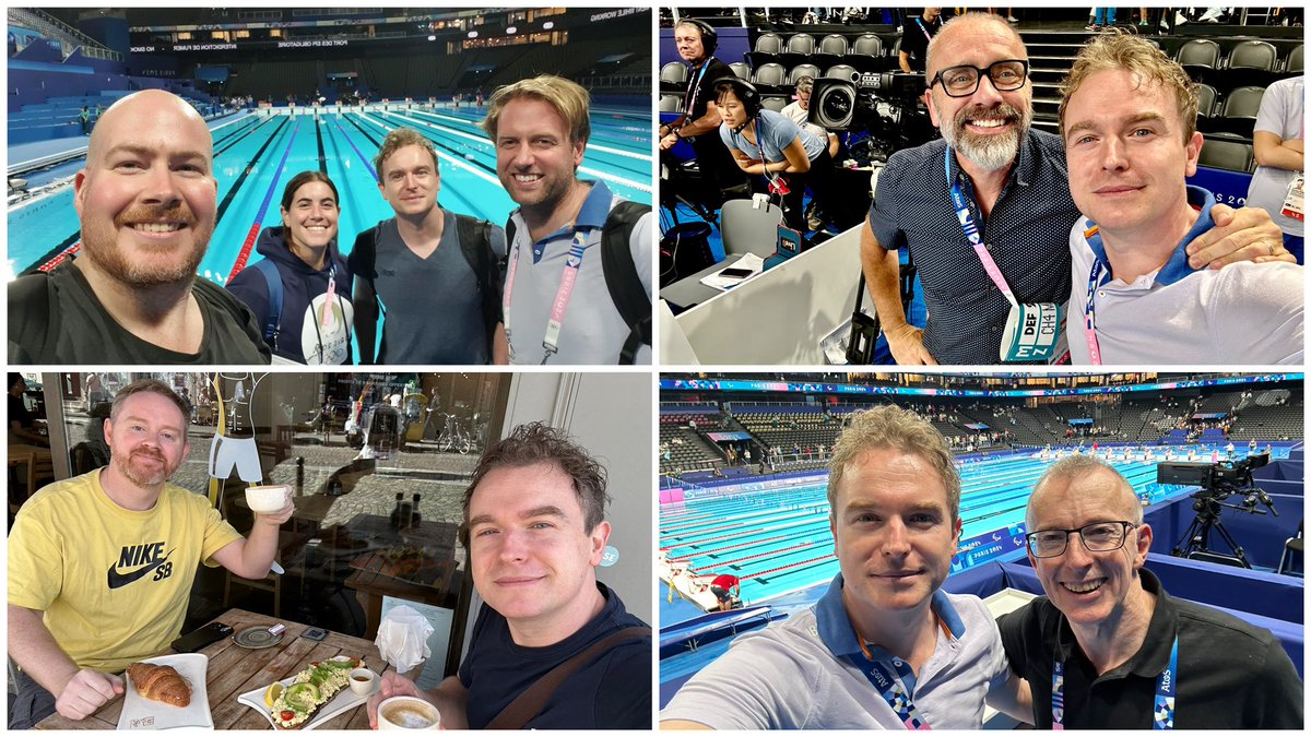 NickHopeTV's tweet photo. Paris 2024 and my ninth @Paralympics 
💙🤍❤️✅

So proud to have delivered well over 300 international interviews for Paralympic broadcasters from across the world during 10 incredible days of swimming at La Defénse Arena.

As ever, the Games delivered story-after-story and it was an honour to be trusted with such a role for Olympics Broadcasting Services / OiS 😊

A HUGE thanks to all those I've worked with over the last few weeks. Memories (and the occassional broadcast-related-trauma 🤪) to last a lifetime 🙏💜

#Paralympics | #Paris2024