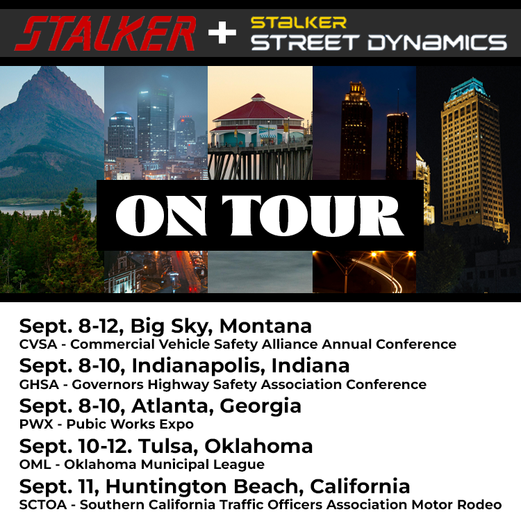 We have a busy week ahead! We are going to be at shows in Big Sky, MT; Indianapolis, IN; Atlanta, GA; Tulsa, OK; and Huntington Beach, CA. 

Stop by and say hello, and while you're at it, check out the new TDC 2 Traffic Data Collector and our Lidar XS OEM.