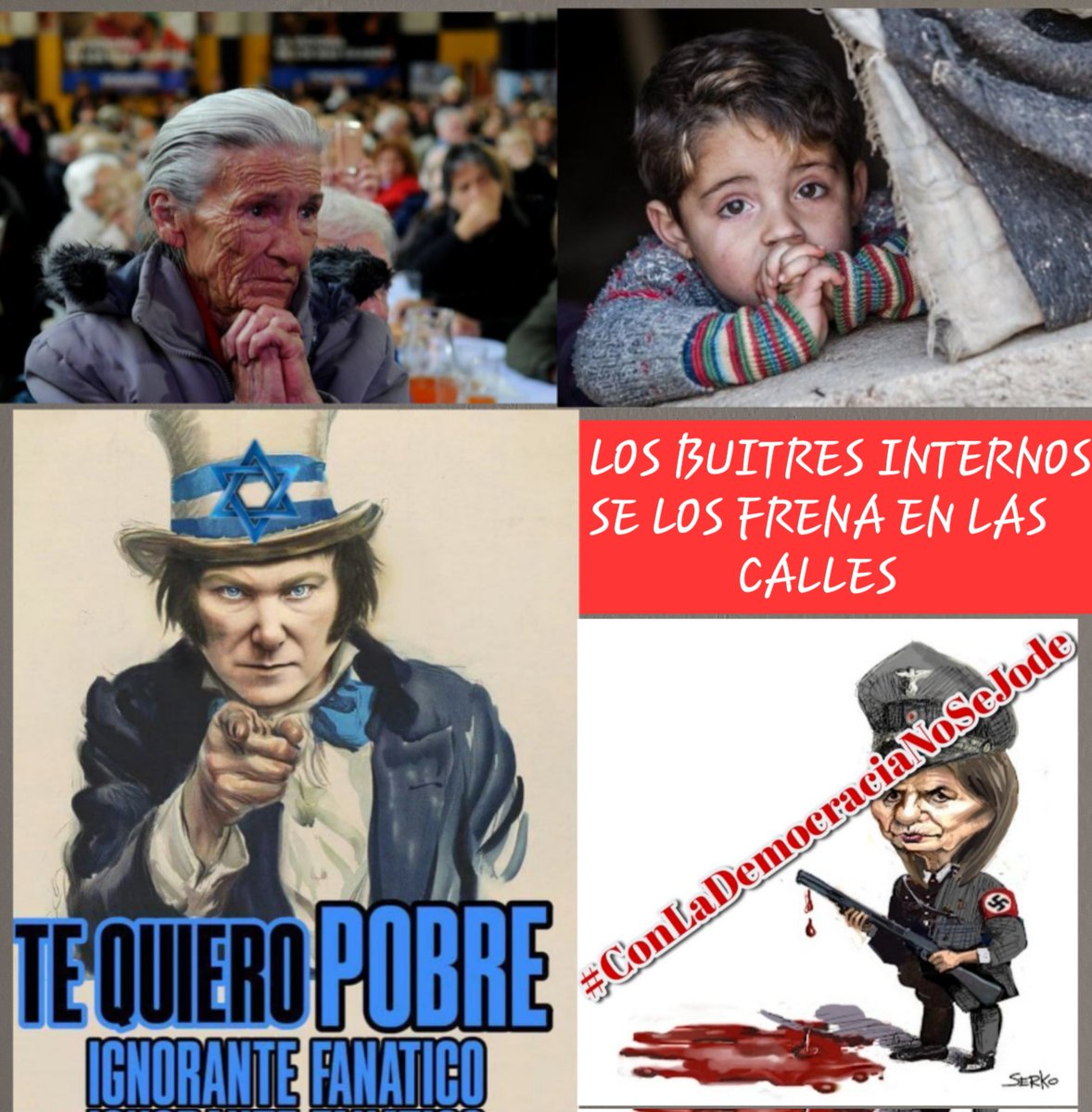 Crisgo20201's tweet photo. @cristiancim #RealidadVsRelato
Fueron por los niños, los jubilados, la clase media cada vez más endeudada, es ahora la calle nos espera demostremos que no somos corderos https://t.co/whU1yhDVr4