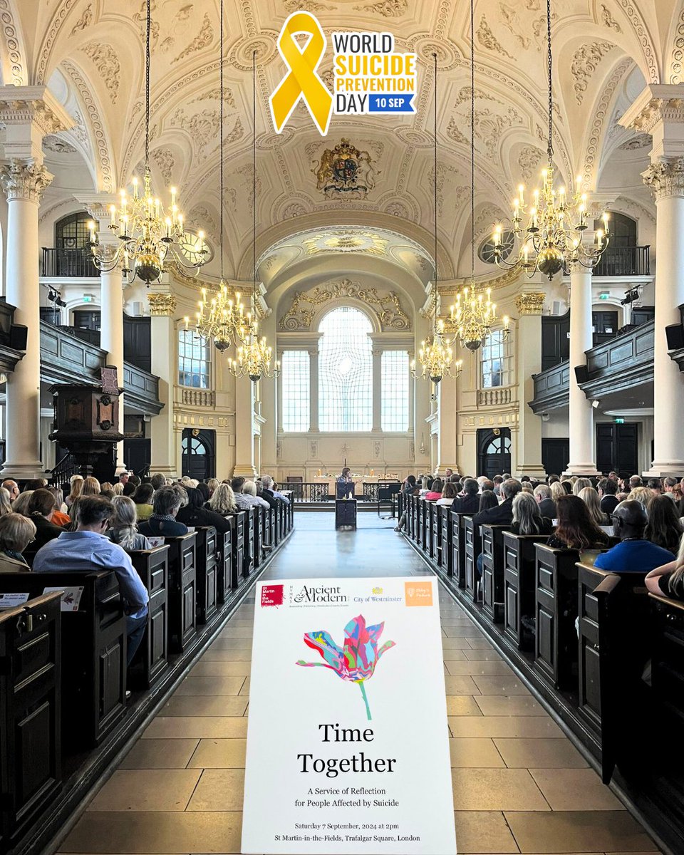 OllysFuture's tweet photo. Wow! We were blown away by the support for our incredibly special 'Time Together' service that took place on Saturday.
@SingTheirName @smitf_london
#suicideprevention #worldsuicidepreventionday #timetogether #stmartininthefields #London https://t.co/k3SsVGo6R6