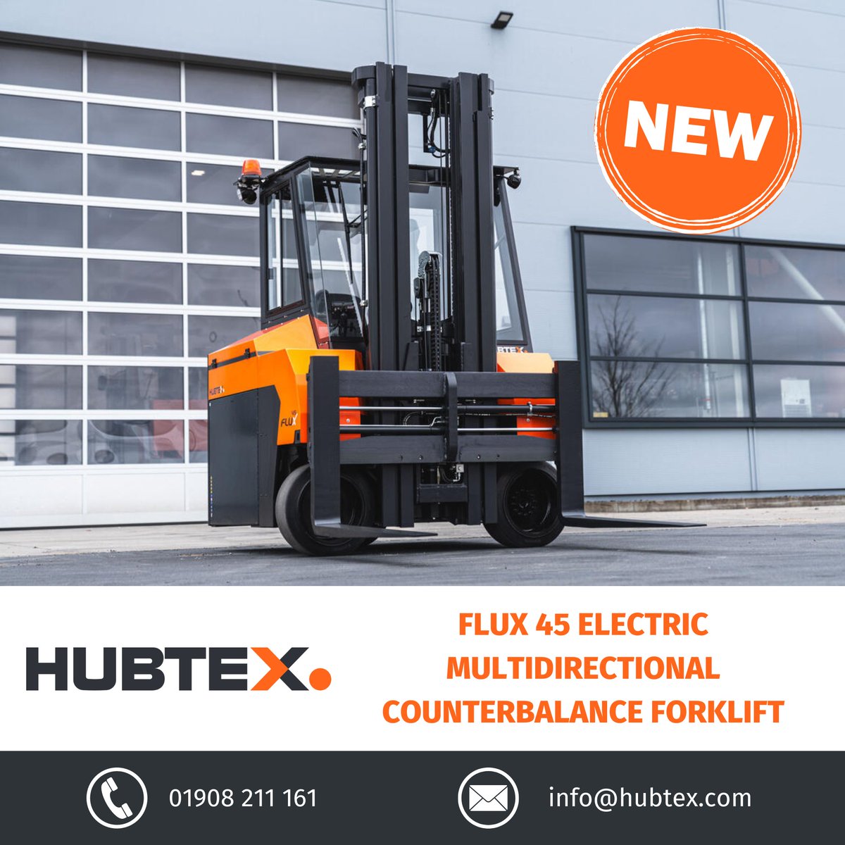 🚨 THE NEW FLUX 45 FROM HUBTEX 🚨

With more compact dimensions and a higher load capacity than its predecessor, the FluX 45 is the perfect solution for when customers are regularly moving pallets and long bulky loads.

Read more here: loom.ly/QCR4uYA

#HUBTEX #FluX45