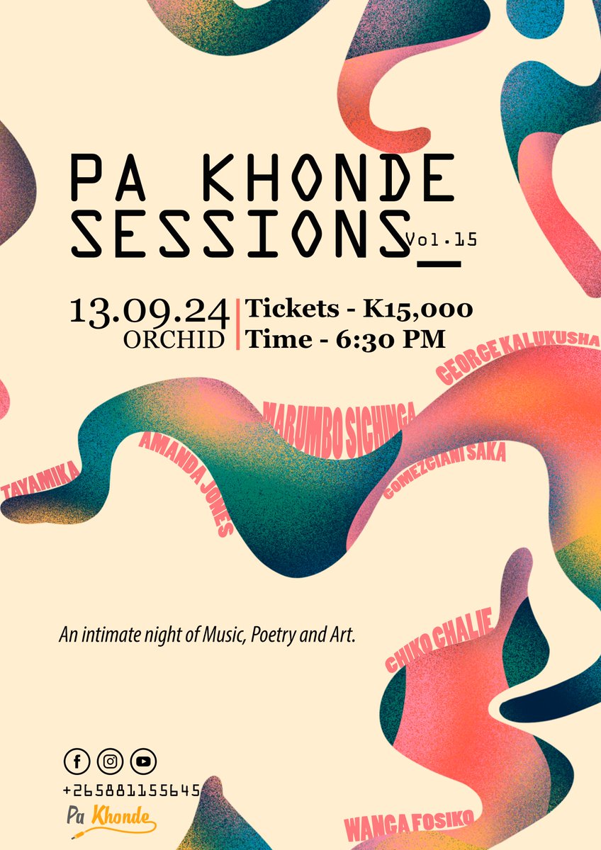 Took some time off with these buuuut , we're back this Friday at Orchid with our first session of the year. See you there <a href="/marumbopoetry/">Marumbo🇲🇼</a> <a href="/chiko_chalie/">Remain in Me ❤️‍🔥</a> <a href="/tayamika/">Esther Guba</a> @wangafosiko