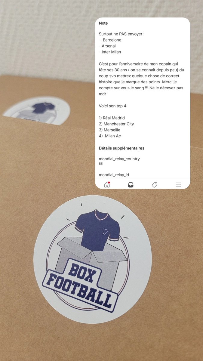 BoxFootballFRA's tweet photo. Et ba c'est parti, on va régaler ton copain ! Pas de souci à se faire quand c'est Box Football aux manettes 🫡😁

#Football #BoxFootball #Ecommerce https://t.co/2sr078nLw8