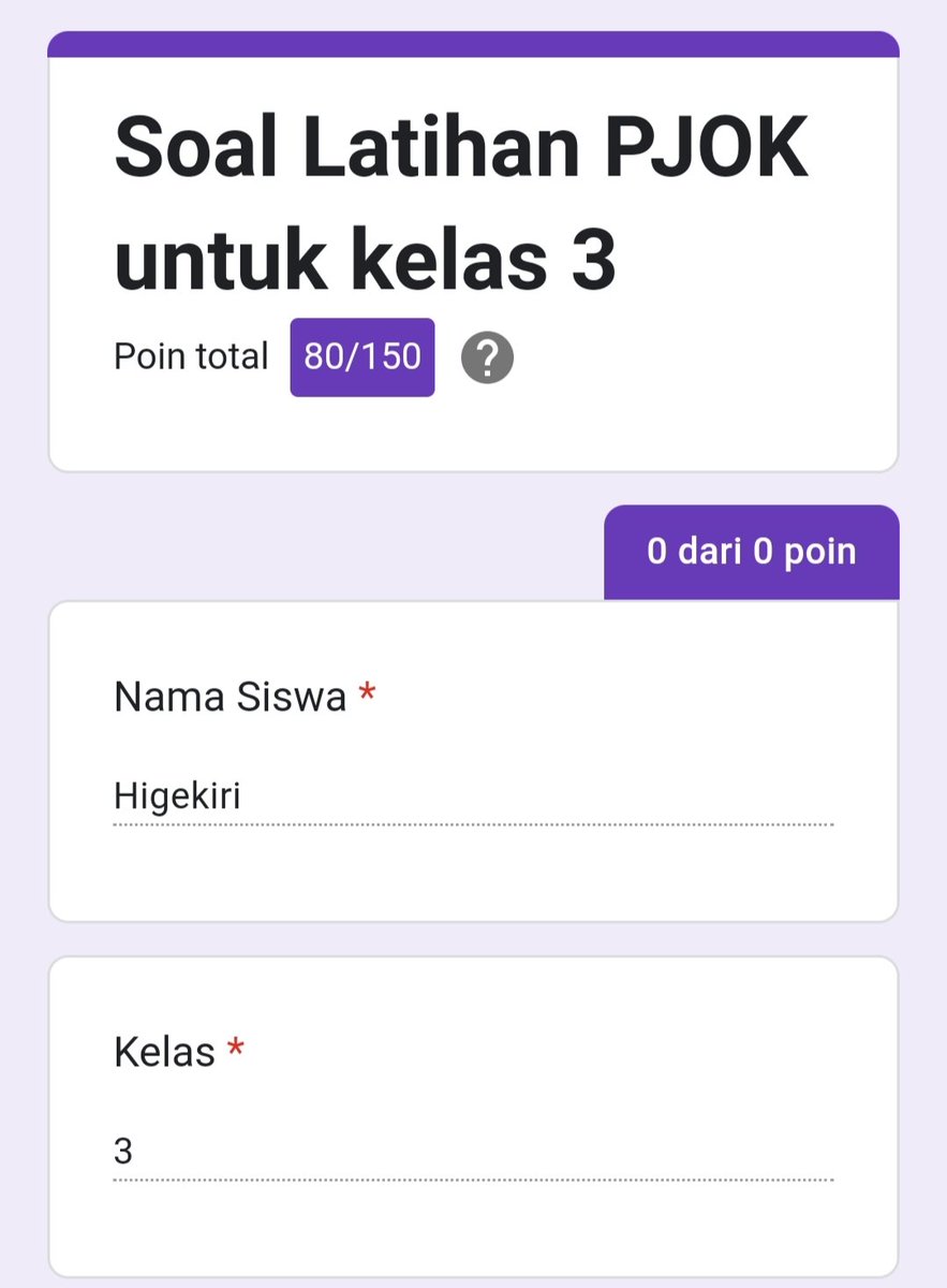 Kelas olahraga hari ini diisi dengan materi. Higekiri pikir tidak buruk juga karena begitu ia melirik jendela, cuacanya cukup terik.

"Sepertinya nilaiku masih cukup, terima kasih untuk kelas hari ini, sensei!"