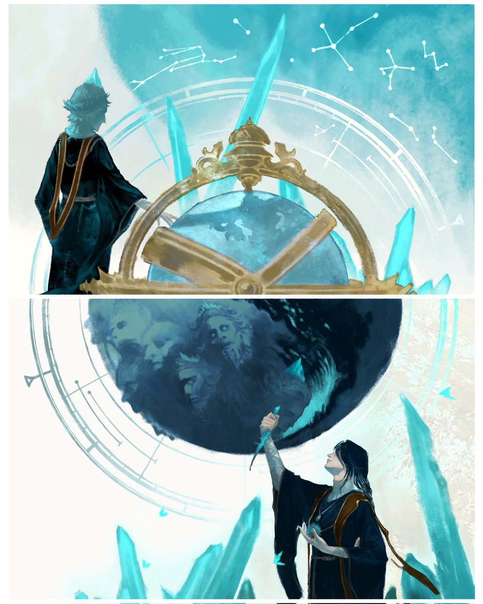 "I want glintstone sorceries that open our minds, unbound by terrestrial taboos.

No matter what we give in return."

#ELDENRING #Sellen