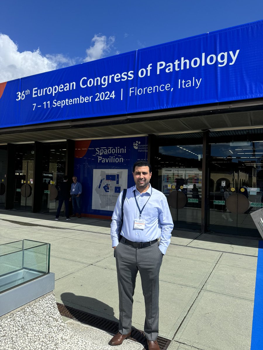 SamirAmerMD's tweet photo. Excited to be here at the 35th European Congress of Pathology (#ECP2024), where I have 7 abstracts presented at the conference. https://t.co/wYk5tLfnzF
