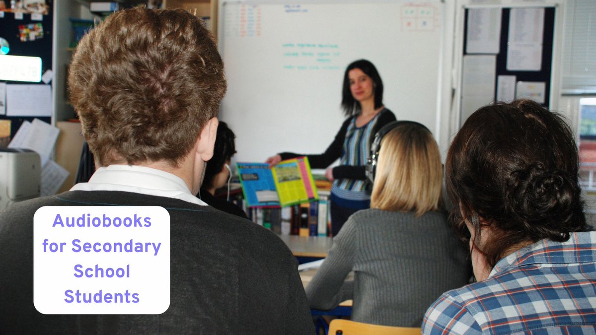 ListeningBooks's tweet image. Audiobooks belong in schools! 📚 

Whether you're a #teacher looking for book recommendations or a student wanting to access #audiobooks this new school year, our latest blog post has something for readers in each year of #SecondarySchool! 🏫