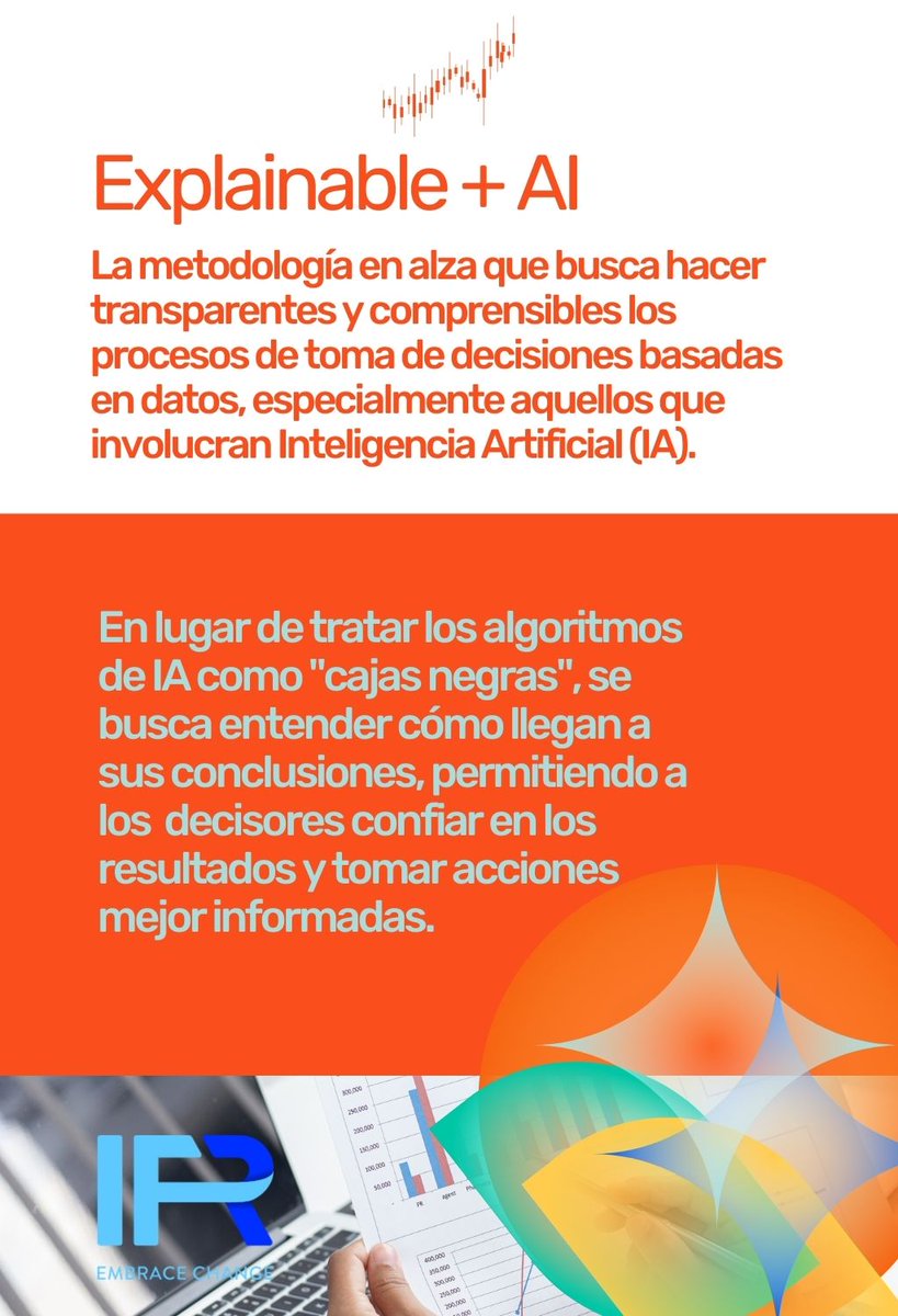 IFR_Group's tweet image. 💥 En lugar de tratar los #AlgoritmosdeIA como &quot;#cajasnegras&quot;, con esta práctica, se consigue entender cómo llegan a las conclusiones los #modelos, permitiendo a los líderes confiar en los resultados y acelerar las acciones con fundamentos. @IFR_Group
