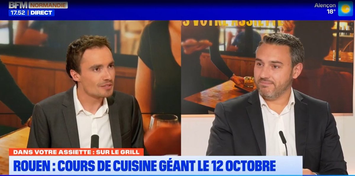 Rouen Tourisme (@rouentourisme) on Twitter photo Rouen à Table ! sur
<a href="/BFM_Normandie/">BFM Normandie</a> avec Dimitri Amouroux, directeur de l'
<a href="/ecole_fauchon/">École FAUCHON</a>
👨🍳 bfmtv.com/normandie/repl…
Plus d'informations 👉 visiterouen.com/actualites/au-…
#RouenTourisme #Tourisme #RouenàTable Rouen à Table ! sur
<a href="/BFM_Normandie/">BFM Normandie</a> avec Dimitri Amouroux, directeur de l'
<a href="/ecole_fauchon/">École FAUCHON</a>
👨🍳 bfmtv.com/normandie/repl…
Plus d'informations 👉 visiterouen.com/actualites/au-…
#RouenTourisme #Tourisme #RouenàTable