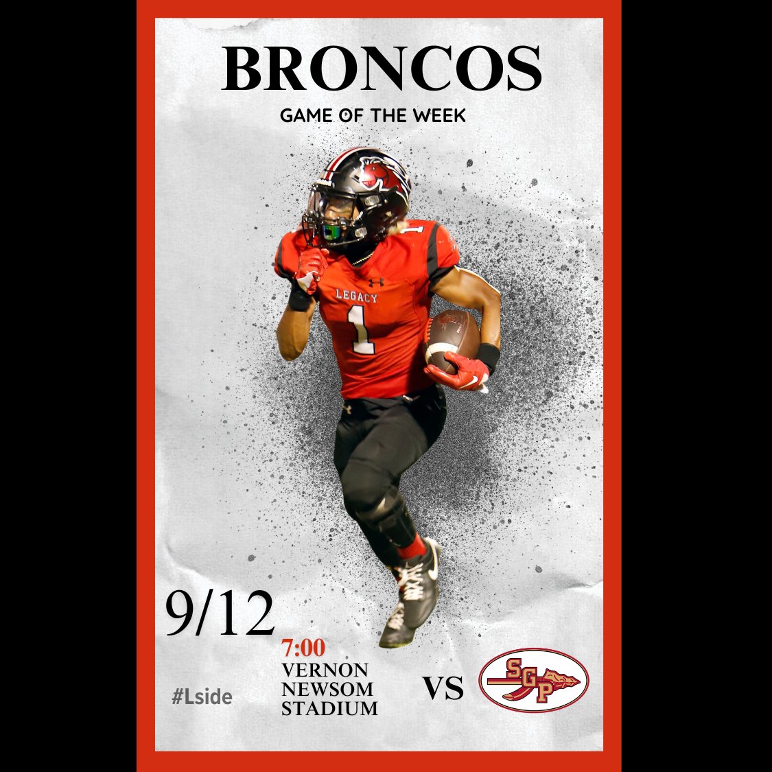 Come cheer on the Broncos this THURSDAY as they take on SGP!!!

🆚 SGPHS
📍 Vernon Newsom Stadium
📅 SEP 12th
🕰️7:00
🎟️my.hometownticketing.com/agency/ca96df2…

<a href="/MISDathletics/">MISD Athletics Dept.</a>