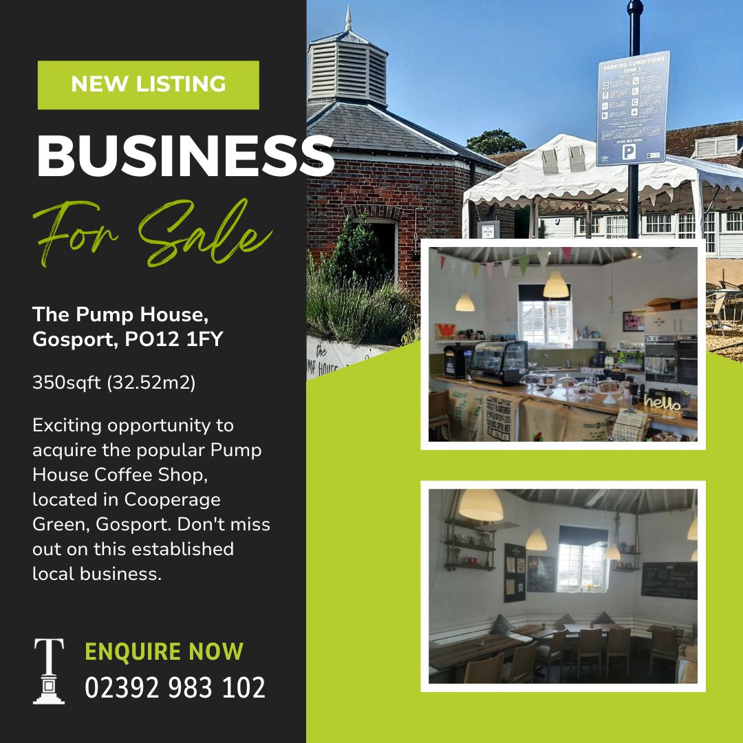 Trafalgarpc's tweet photo. NEW LISTING: Exciting Coffee Shop opportunity in thriving Gosport business estate

Get in touch to arrange a viewing today!
☎️ 02392 983 102
📩 info@trafalgarpropertyconsultancy.co.uk

#gosport #gosportbusiness #businessopportunity #businessforsale #cafeforsale #gosportnews https://t.co/QwAhU5rNeO