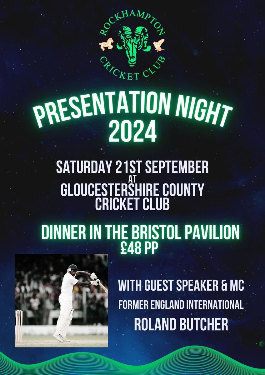Only a few weekends to go until our annual Presentation Night dinner! Join us at the County Ground to celebrate our 3rd XI's title winning season. Contact us online to register your interest and book your seat