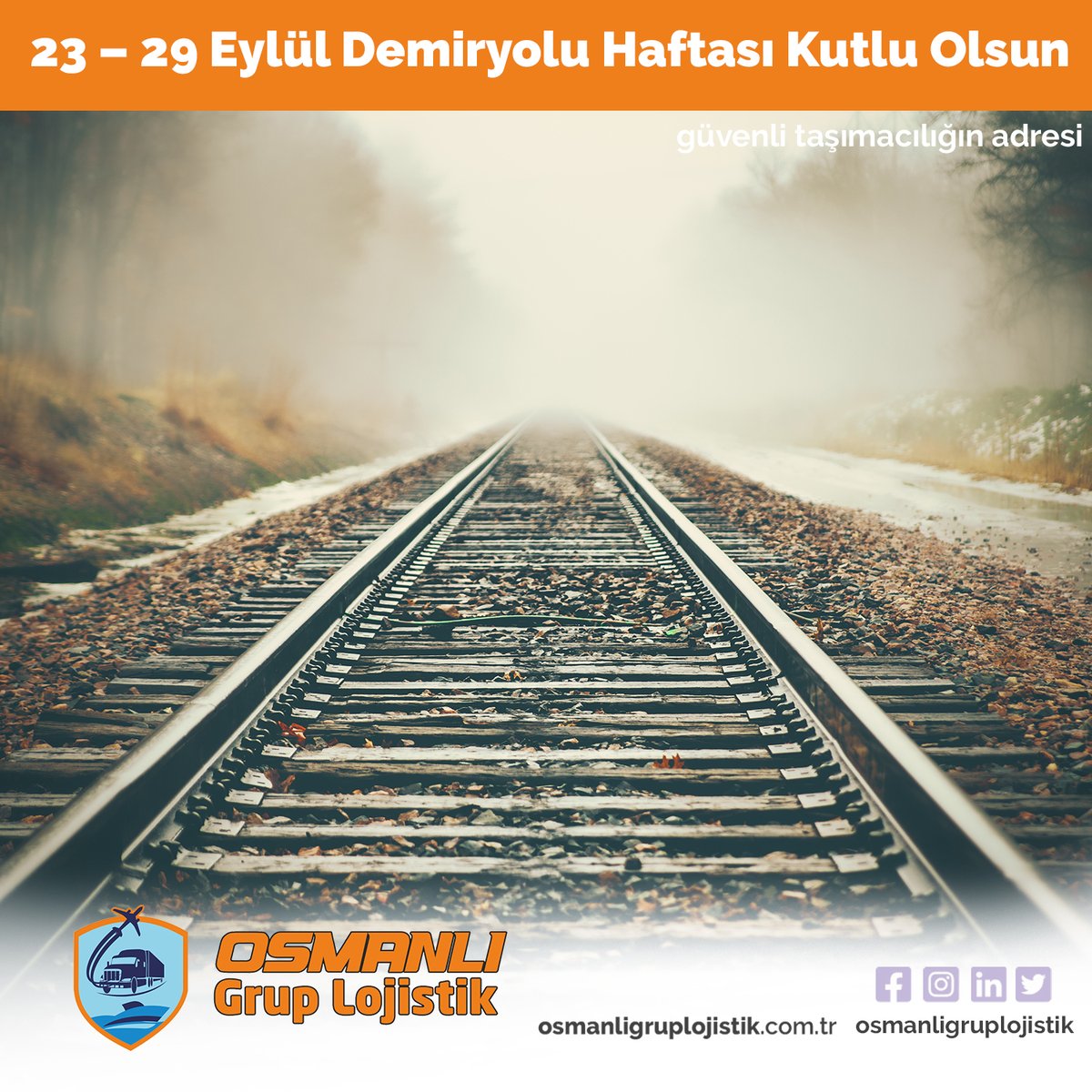 23 – 29 Eylül Demiryolu Haftası Kutlu Olsun!

📍Ankara
▶ osmanligruplojistik.com.tr

#konteyner #transport #lojistik #karayolu #havayolu #denizyolu #trenyolu #mersin #gebze #yılport #liman #kocaeli #evyap #dpworld #ankara #gümrük #depolama