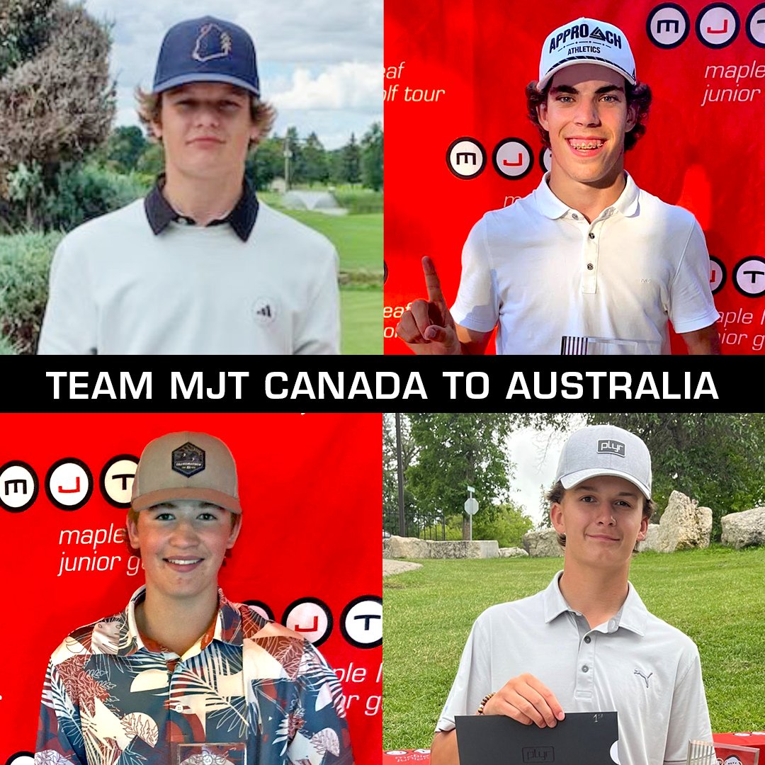 Exciting news! MJT proudly announces the talented players who will represent Canada at the 2024 <a href="/JNJGTOUR/">Jack Newton Jr. Golf</a> International Junior Classic in Australia! 

This marks MJT Team Canada's 13th appearance at this elite global event, where top junior golfers from around the world compete.