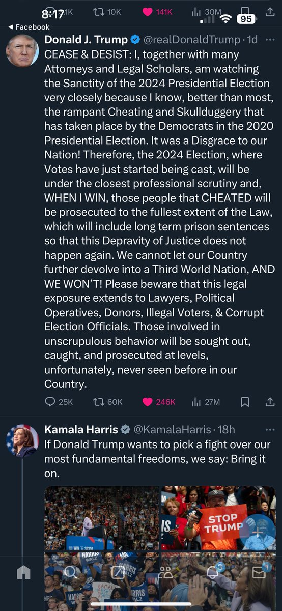 T_TheWildCard's tweet photo. 250k vs 22k likes YOU CAN’T MAKE THIS SHIT UP. How is someone THIS unpopular even in the race. This woman has lied and conned her way up to where she is. She is a fraud. And if anyone wants to have a debate with me on who’s the better candidate DM me. https://t.co/1zVtgLdTAv