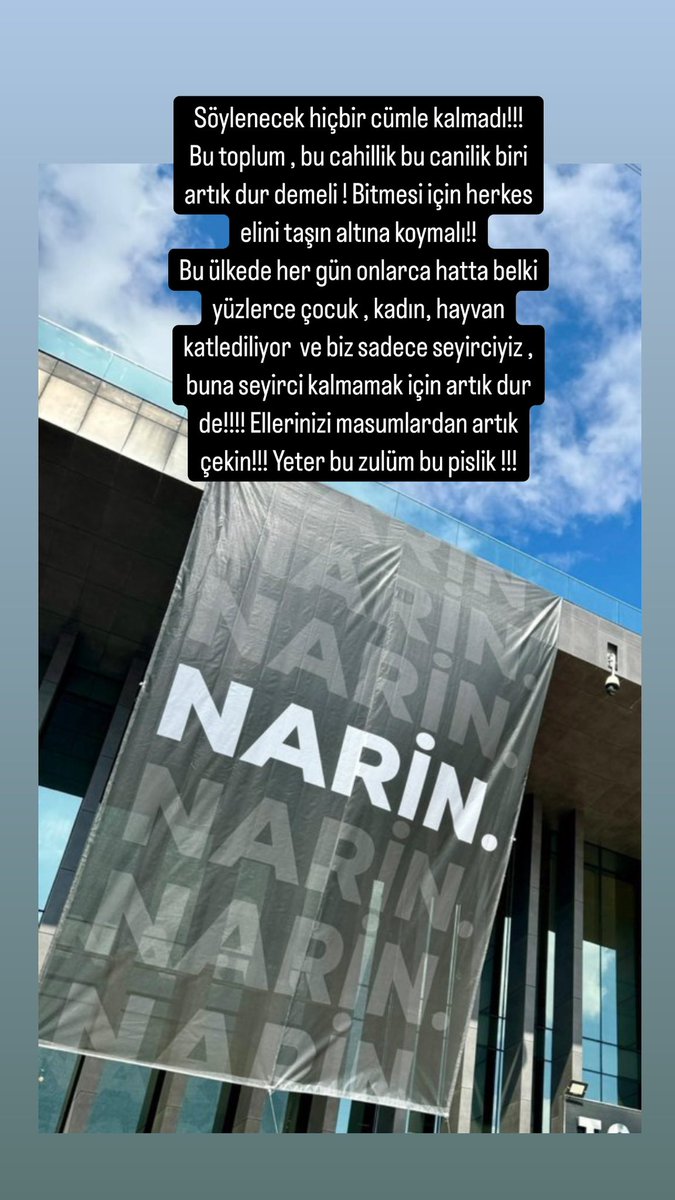 #NarininKatilleriniBulun #nariniçin