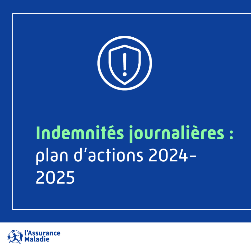 Assur_Maladie's tweet photo. #IndemnitésJournalières | L'Assurance Maladie renforce et déploie des actions complémentaires pour mieux maîtriser la dynamique des arrêts maladie auprès de toutes les parties prenantes.

En savoir plus ➕ ⤵️