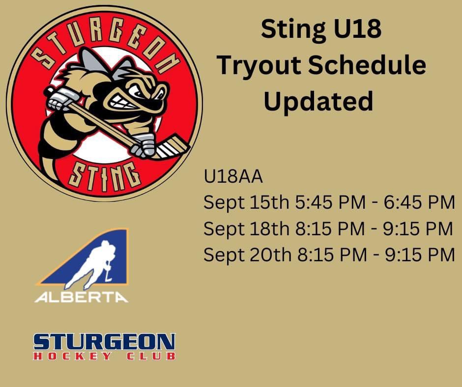 Important Changes U18AA
Sept 11- cancelled 
Sept 13- cancelled
New dates:
👇🏻👇🏻