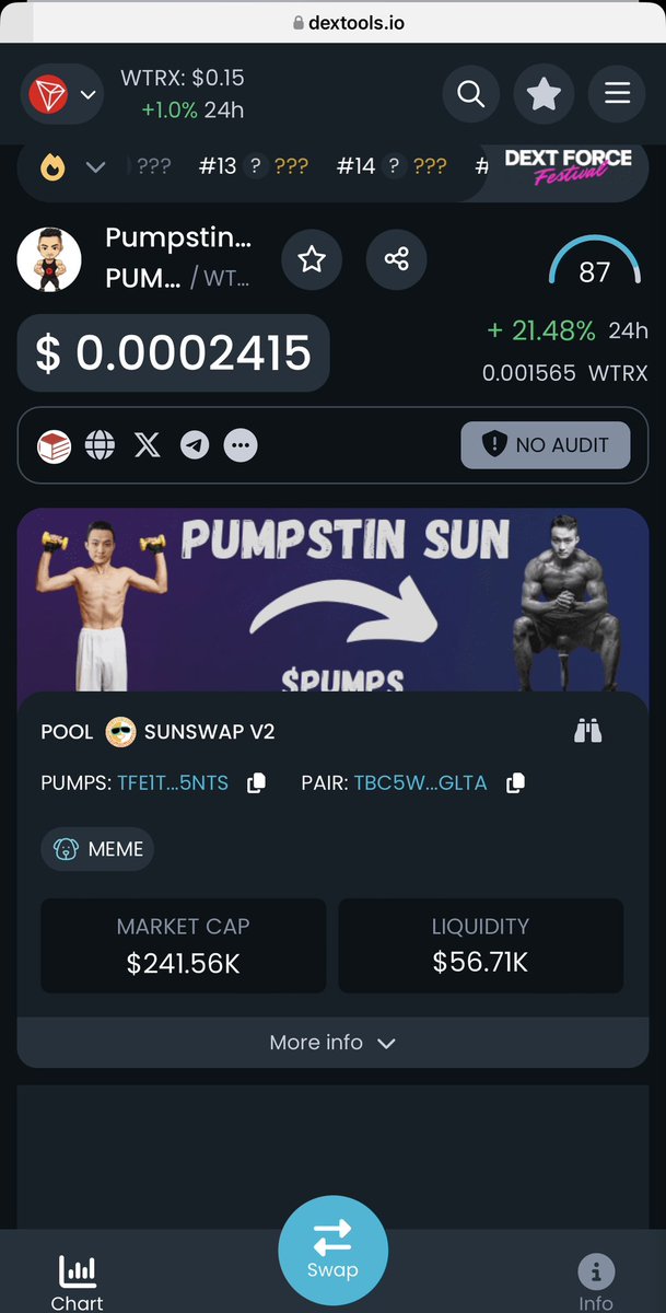 Keep watch soon to be trending on dextools hot pairs life