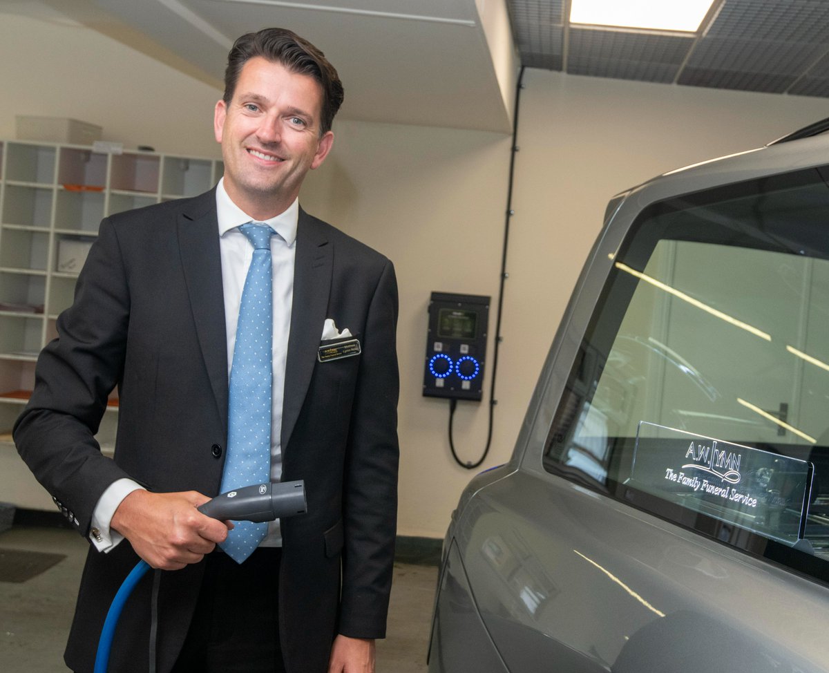 Transport Nottingham (@transport_nottm) on Twitter photo Great to see some coverage of A.W. Lymn, our local funeral service who benefitted from a grant from Nottingham City Council's Workplace Travel Service to help them add eleven new EV charging points for their increasingly electrified fleet of funeral vehicles. <a href="/AWLymn/">A.W. Lymn The Family Funeral Service</a> Great to see some coverage of A.W. Lymn, our local funeral service who benefitted from a grant from Nottingham City Council's Workplace Travel Service to help them add eleven new EV charging points for their increasingly electrified fleet of funeral vehicles. <a href="/AWLymn/">A.W. Lymn The Family Funeral Service</a>