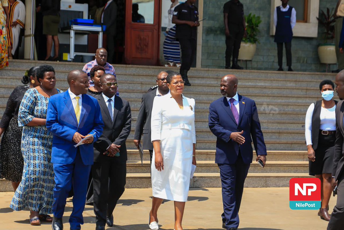 EmmanuelTwin2's tweet image. #HappeningNow: Several cabinet  members and ministers of state like Hon @BalaamAteenyiDr , Hon @PNyamutoro ,Hon @dbahati ,Hon @jkmuhwezi ,Hon @ObothOboth are attending the funeral service for their former colleague, the late Hon. Sarah Mateke.
RIP Hon Sarah Mateke.
#2Tim4:7