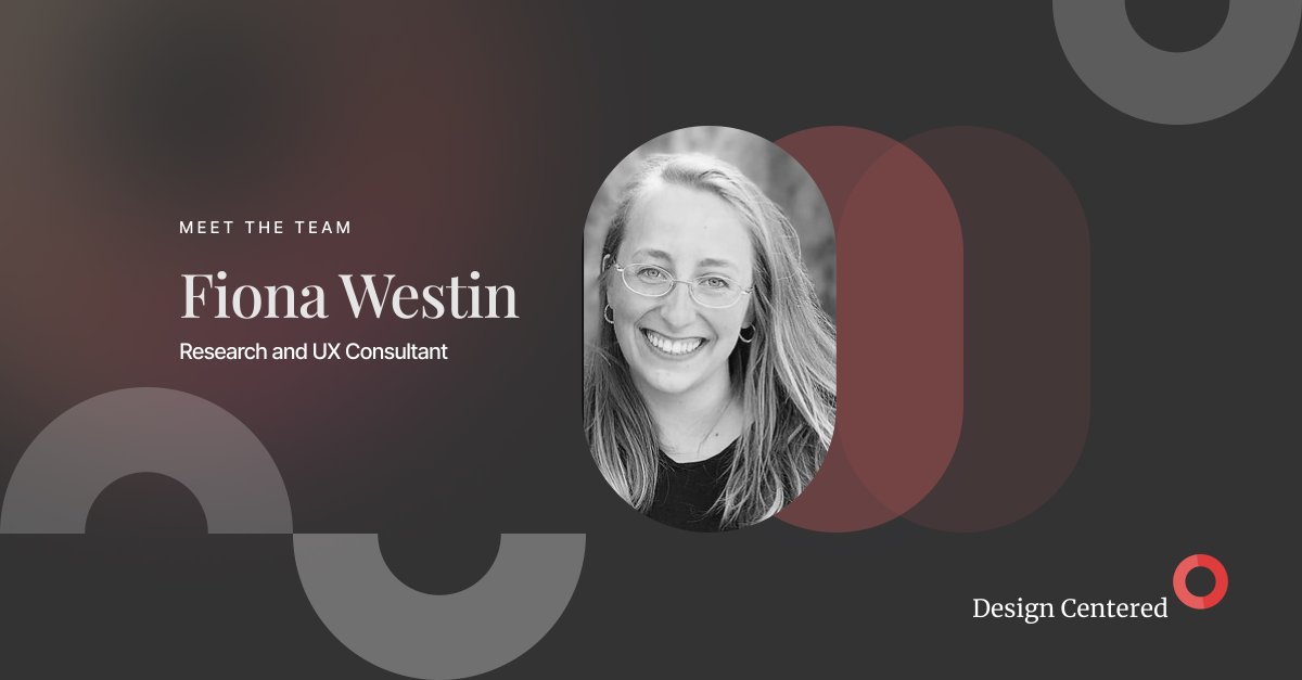 Today, we’re excited to start introducing you to the incredible members of our team 😊

Fiona Westin, our talented Research and UX Consultant!
Fiona is the one who can help you with:
✅ User Research
✅  UX Strategy
✅  User Testing
✅  Usability Audits

#designagency #uxagency