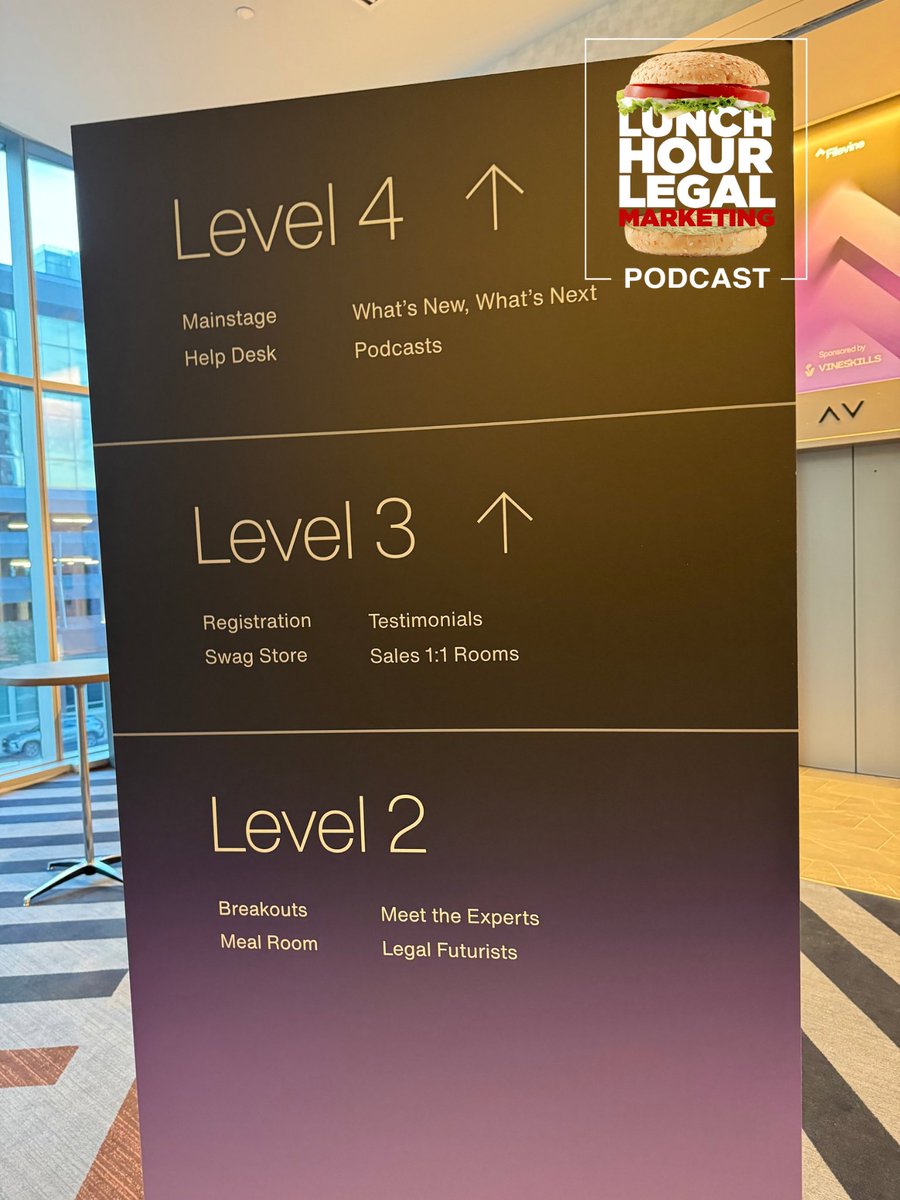 gyitsakalakis's tweet image. #LEXSUMMIT2024?

Join us on the 4th floor for a @LunchHourLegal Q&amp;amp;A and live recording at 8a!

🍔