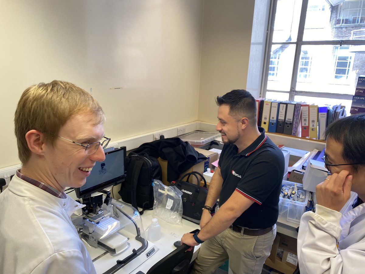 Installation of our new dried blood spot punching machine <a href="/CISUoB/">CIS-UoB</a> ! Excited to use this for our various studies to help streamline high throughput antibody testing !