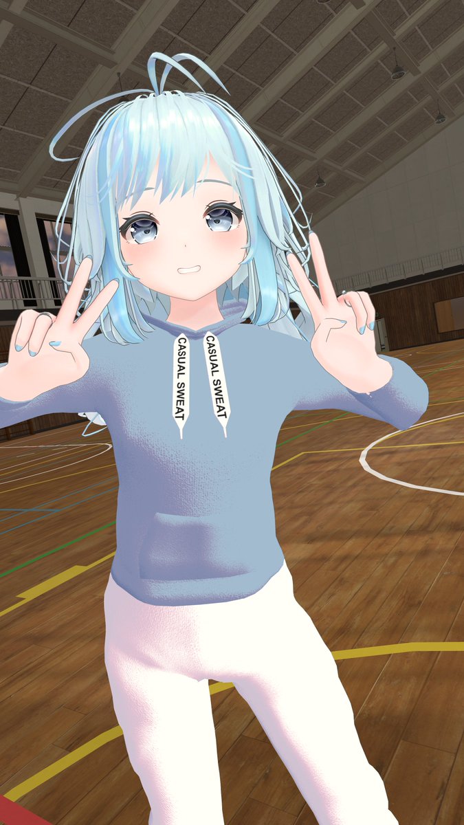 Rirutokun6130_'s tweet image. 皆さまおはようございます～！りるです！✨

#Bluecoco 様からでております、Casual-Sweatです！
シンプルで動きやすい服装になってます！✨

御昼寝や運動にいかがでしょうか！

セラフィナちゃんに似合う色がそのまま入っていてとてもよき✨

#PR