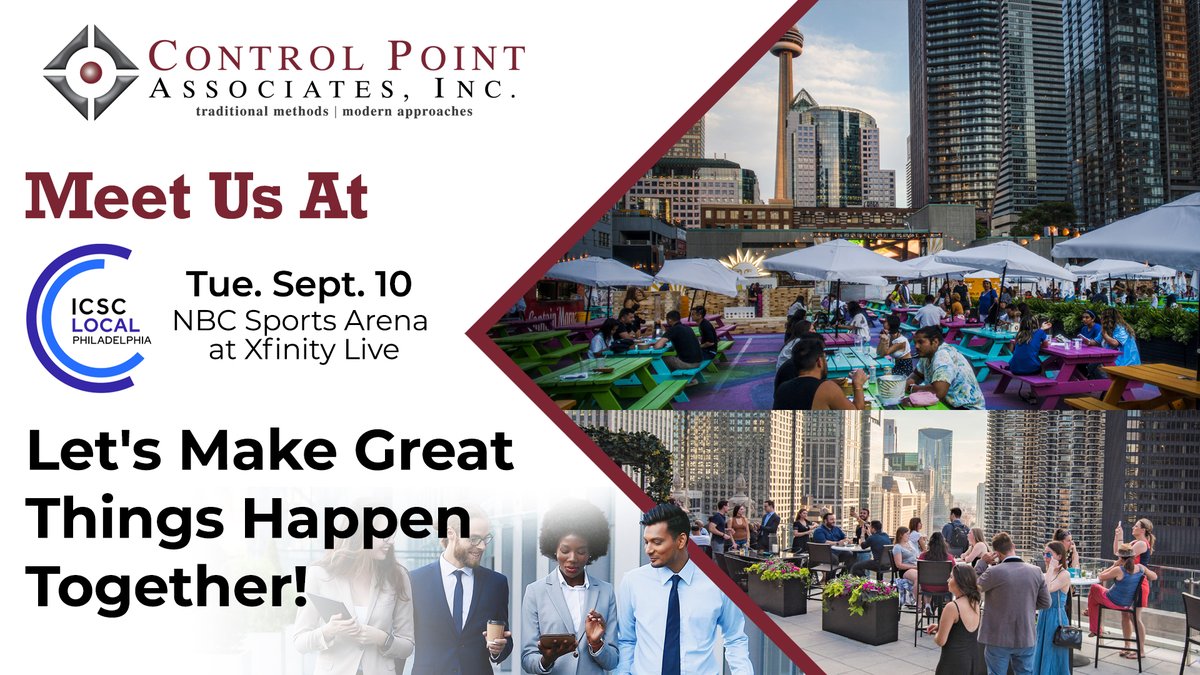 Catch Us at the NBC Sports Arena for the ICSC Local Philadelphia  —We’d Love to Connect!  #LocalPhiladelphia #ICSC  #NBCSportsArena #CPA