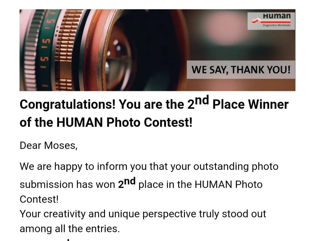 We did it! Kenya to the world!!
What a wonderful way to kick- start the week!  We are pleased to announce that we have clinched 2nd place in the Human Photo Contest.
Whooop! Whoooop! 💃🏿💃🏿